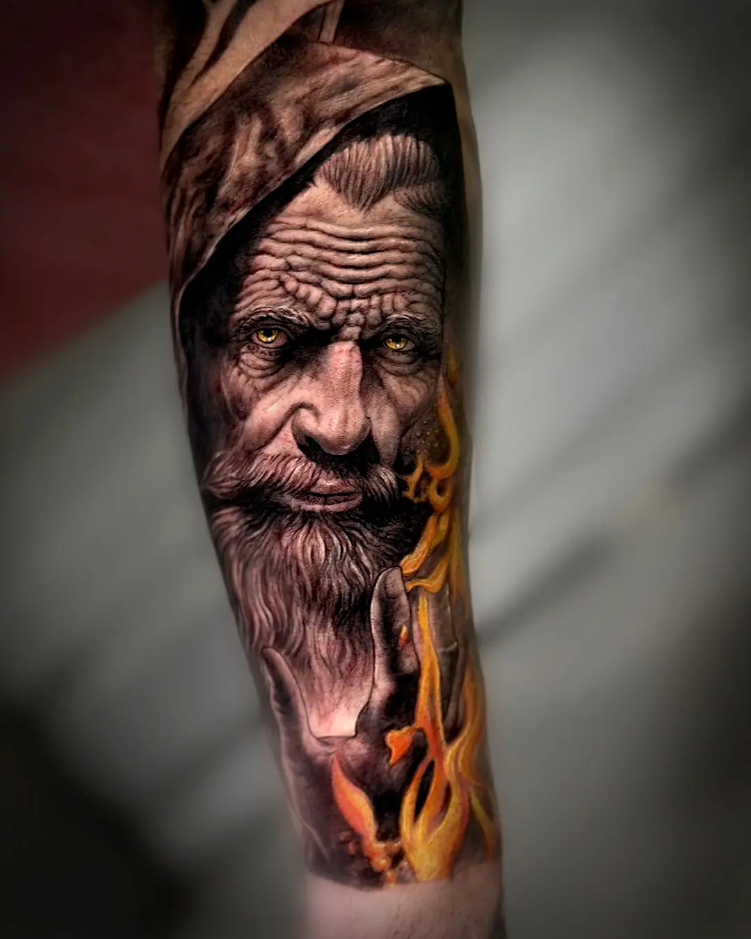 Retrato Dios Celta Dagda