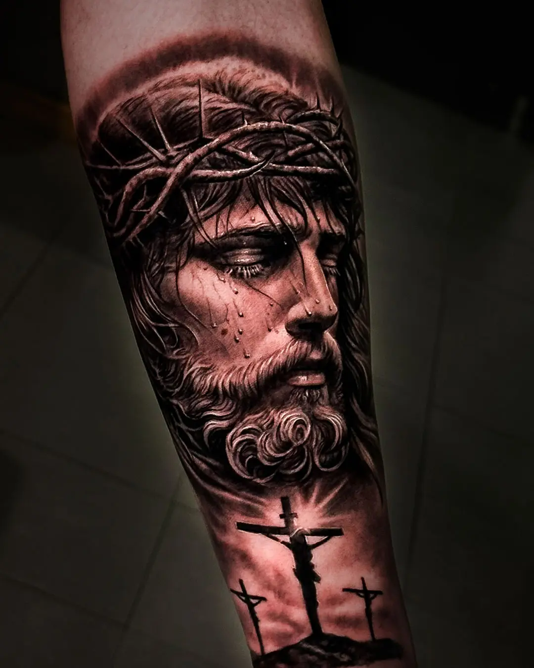 Retrato hiper realista de Jesucristo