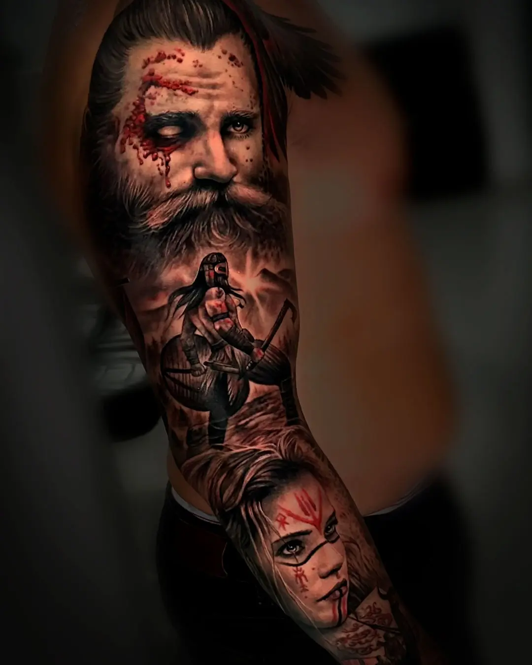 Retrato hiper realista de ODIN