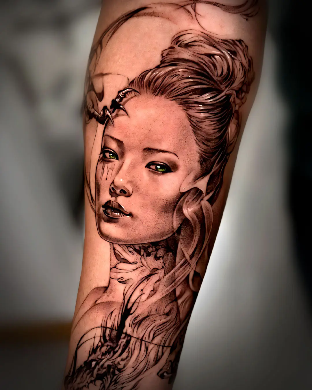 Retrato de Mujer Japonesa